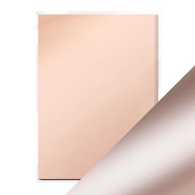 Tonic Studios Craft Perfect Mirror Card A4 - Burnished Rose Satin