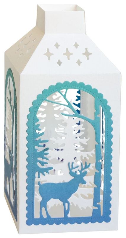 Studio Light Deer Lantern Christmas Essentials Cutting Dies