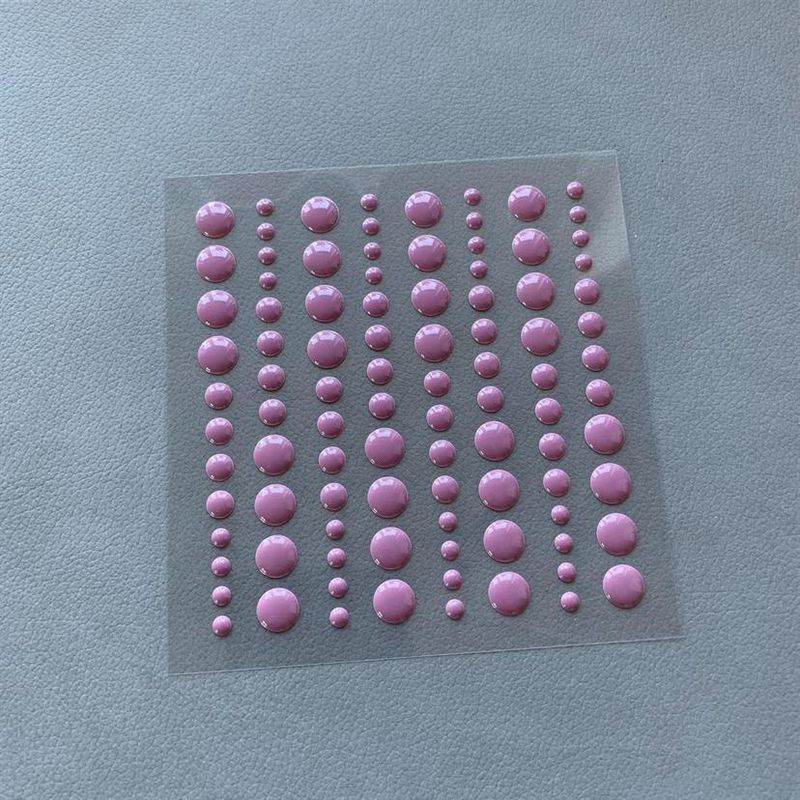 Simple and Basic Enamel Dots ”Old Rose”