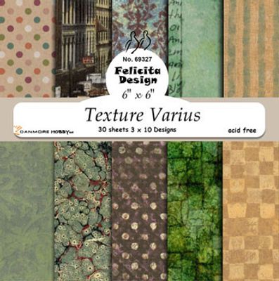 Felicita Design Paperpad 6" x 6" - Texture Various