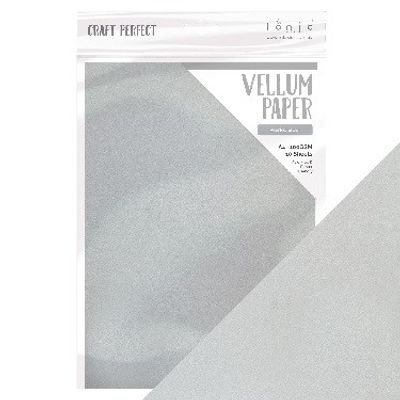 Craft Perfect by Tonic Studios - Vellum Paper Pearled Silver