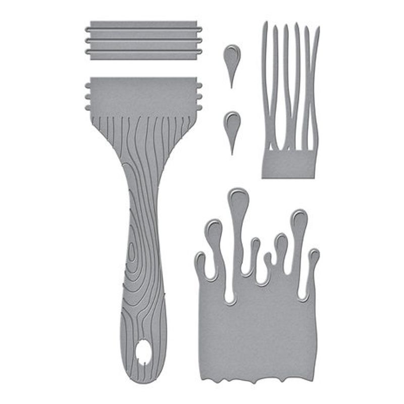 Spellbinders Artful Brush Etched Dies