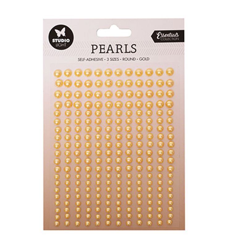 Studio Light Adhesive Pearls "Gold Pearls"