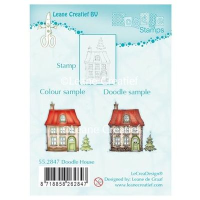 Leane Creatief BV Clearstamps - Doodle House