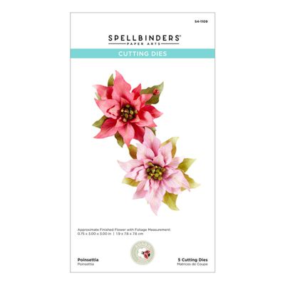 Spellbinders - Poinsettia Etched Dies