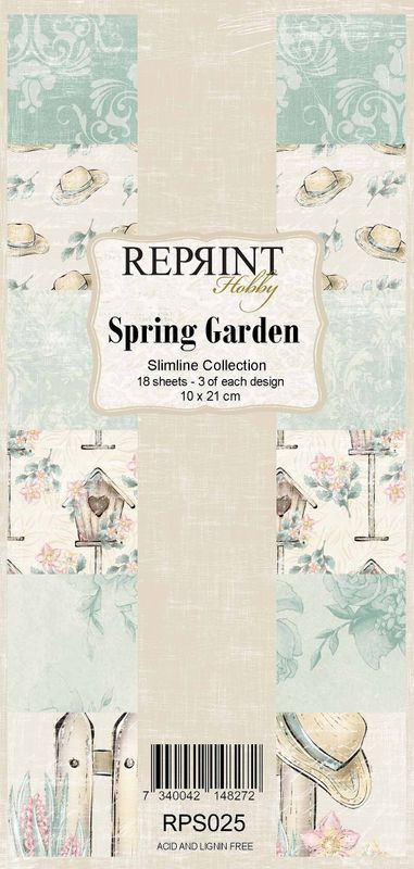 Spring Garden Slimline Collection Paperpack