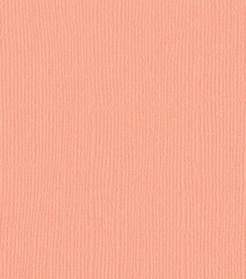 Bazzill Mono Canvas - Coral Cream