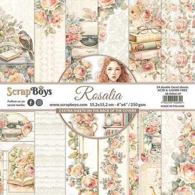 ScrapBoys Rosalia 6x6 Inch Paper Pad