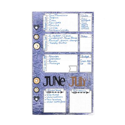Elizabeth Craft Designs Dies - Planner Months