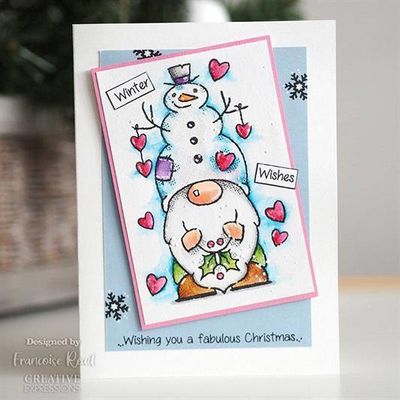 Woodware Clearstamp - Snow Gnome