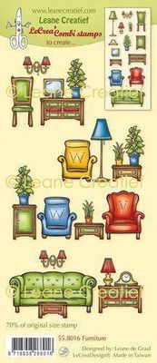 Leane Creatief BV Clearstamps - Furniture