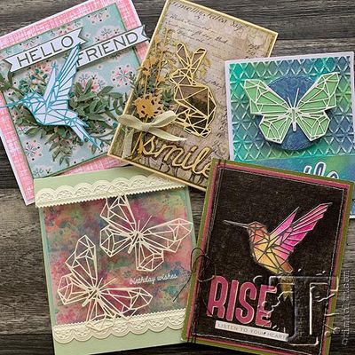 Sizzix/Tim Holtz Thinlits Die ”Geo Springtime”