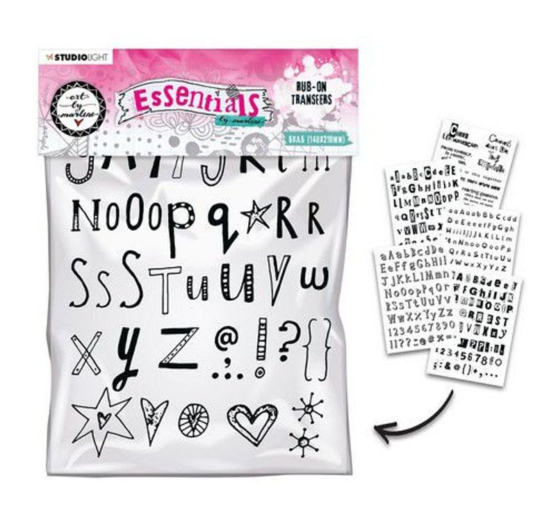 Studio Lights Essentials - Rub-on Transfers