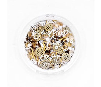 Picket Fence - Milk and Cookies Sequin Mix