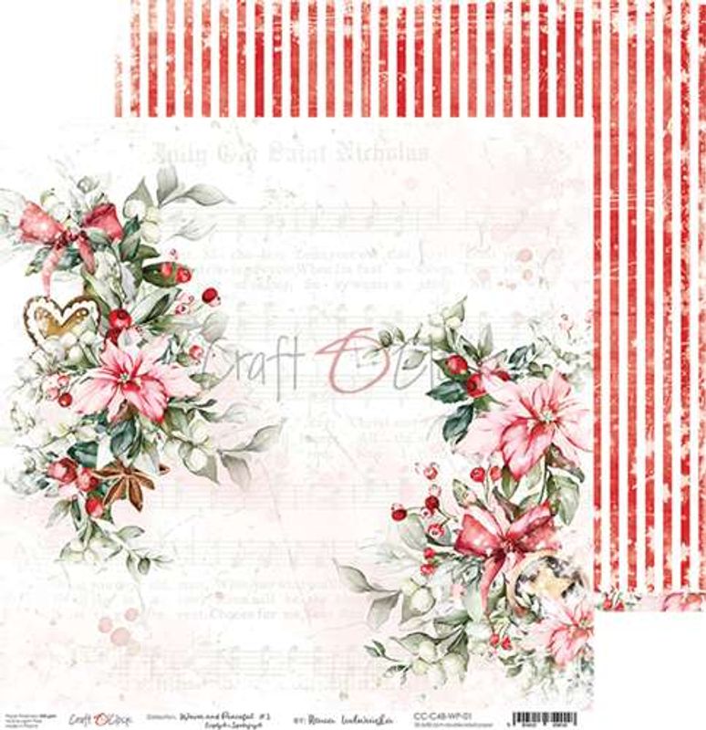 Craft O'Clock - Paper Collection Set 12"*12" Warm and Peaceful