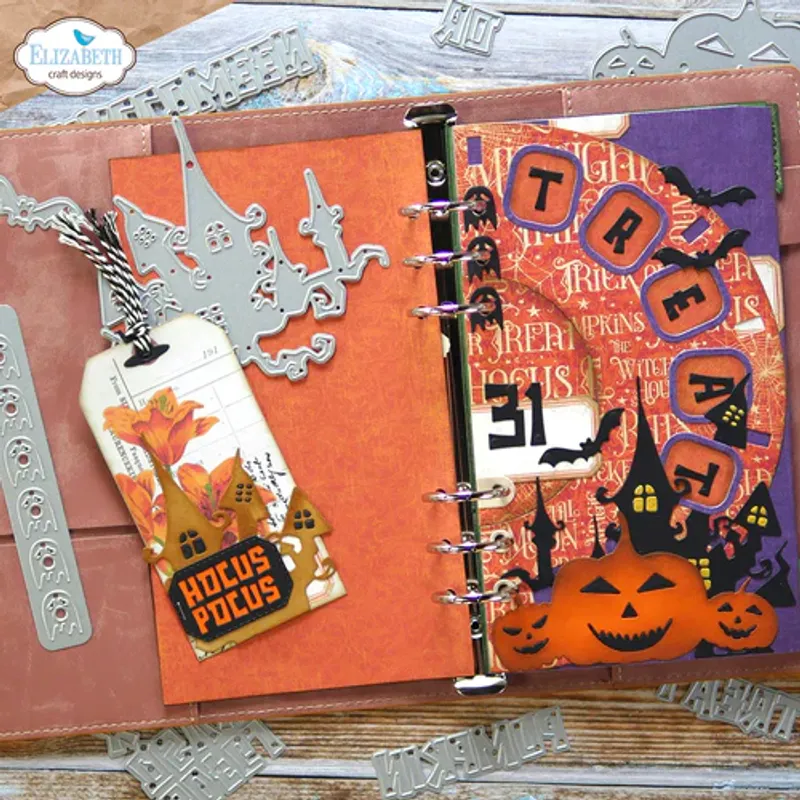 Elizabeth Craft Designs Dies - Planner Essentials - Halloween Set 2