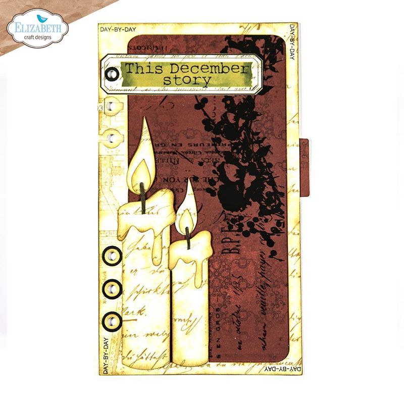 Elizabeth Craft Designs Dies - Planner Essentials 45 - Candle Page