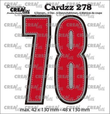 Crealies Cardzz Dies Numbers 7 & 8