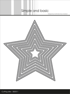Simple and Basic Die -Double Pieced Star