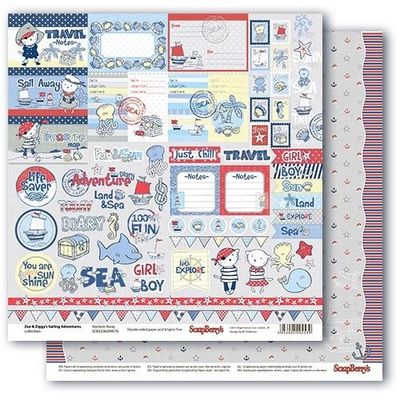 ScrapBerry's - Zoe & Ziggy's Sailing Adventures Collection - Anchors Away