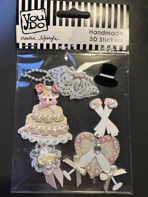 YouDo Handmade 3D stickers - Wedding Accessories