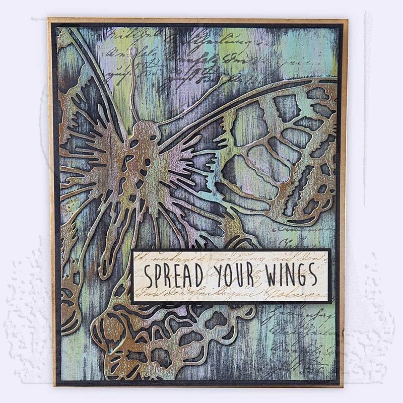 Sizzix/Tim Holtz Thinlits Die ”Perspective Butterfly”