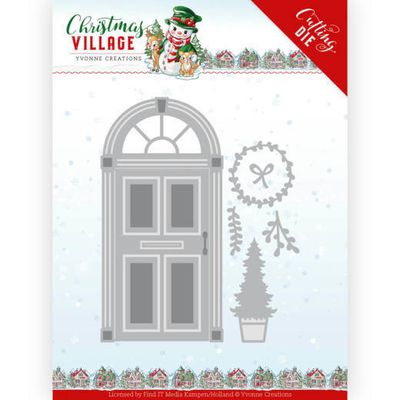 Yvonne Creations - Christmas Village - Christmas Door