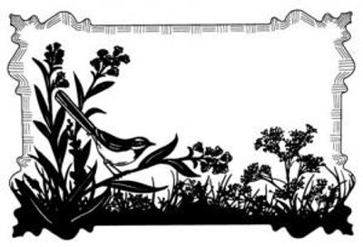 Creative Expressions Rubberstamp - Birdsong Meadow