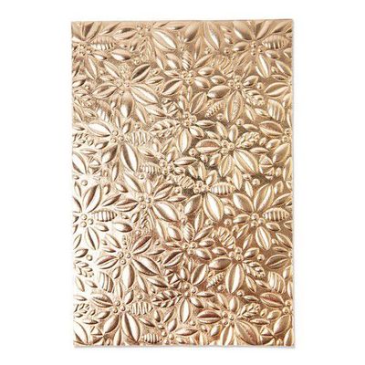 Sizzix 3-D Textured Impressions Embossing Folder - "Holly"