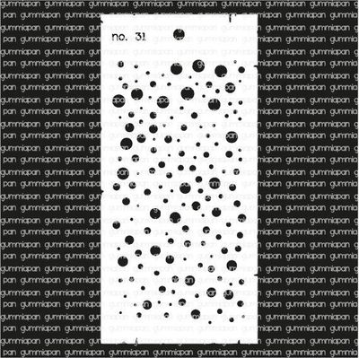 Gummiapan Stencil - Stencil No 31