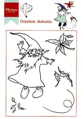 Marianne Design Clearstamp - Hetty's Gnomes Autumn
