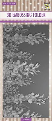 Nellie Snellen 3D Embossingfolder Slimline - Lupins
