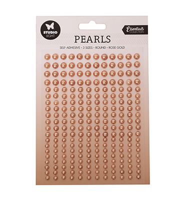 Studio Light Adhesive Pearls "Rose Gold Pearls"