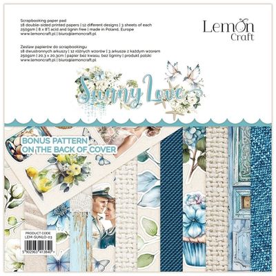 LemonCraft Sunny Love 8x8 Inch Elements & Basic Paperpad