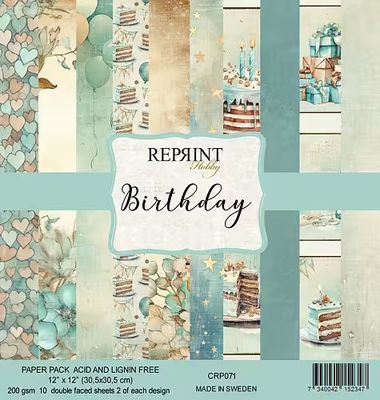 ReprintHobby Paperpack - Birthday 12x12