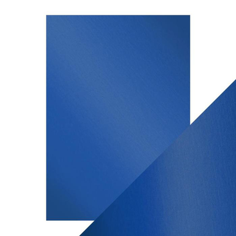 Tonic Studios Craft Perfect Mirror Card A4 - Cobalt Velour Satin