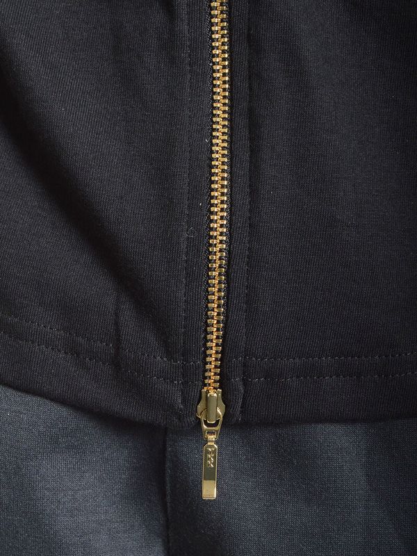 Famous Zipper Tee Black/Gold