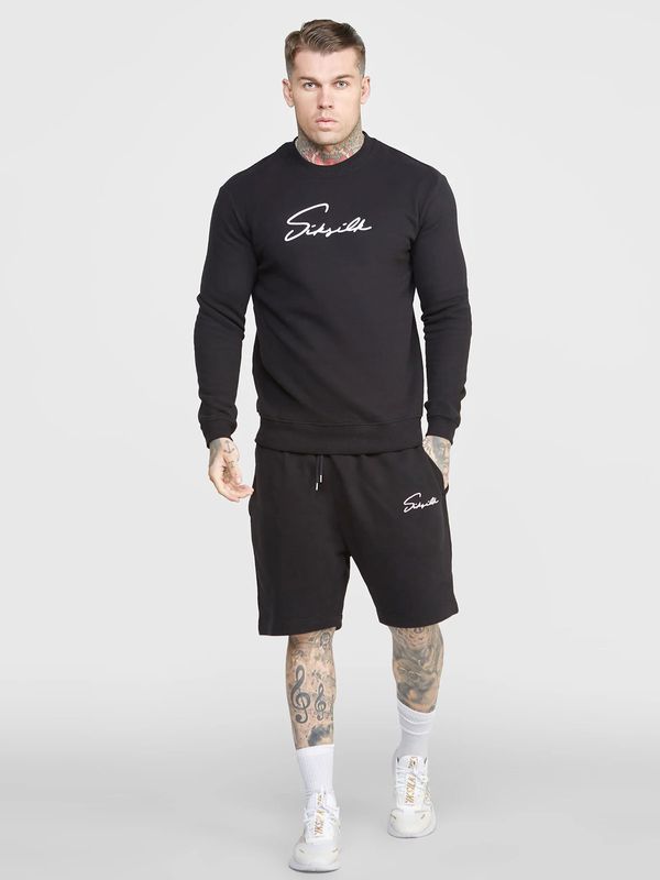Script Hoodie Black