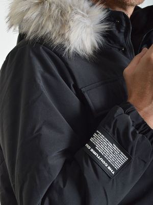 Fur Hooded Longline Parka