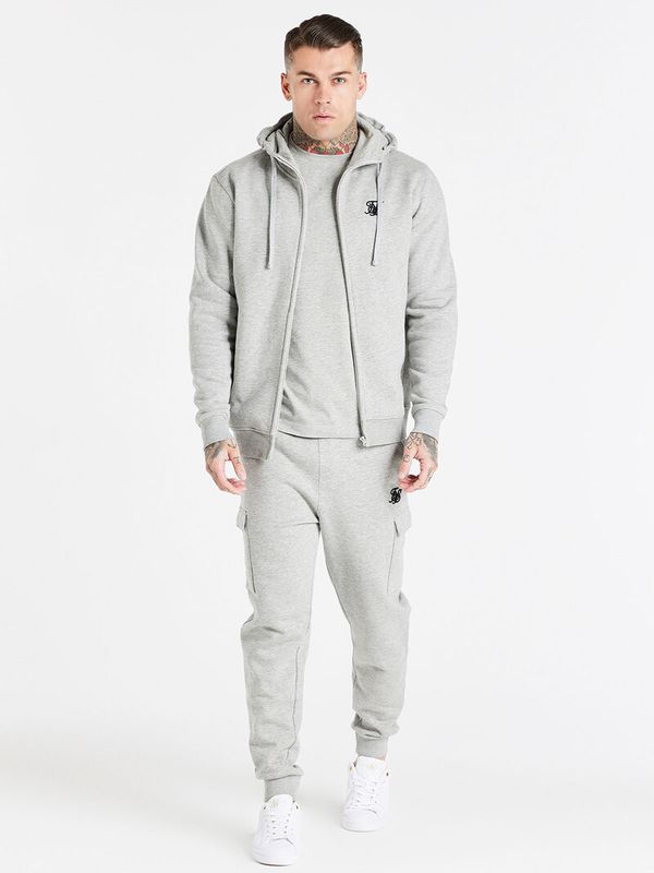 Cargo Fleece Jogger Grey Marl