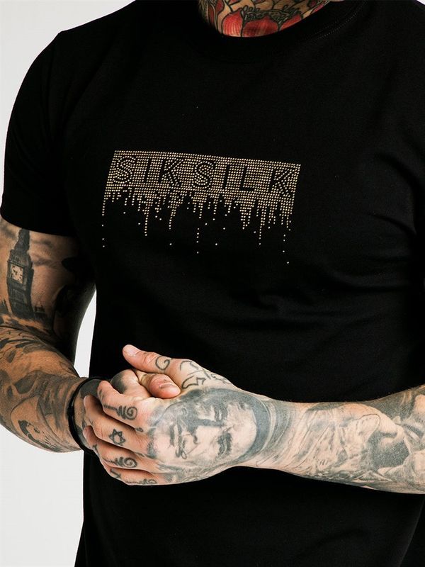 Rhinestone Creep Tee Black