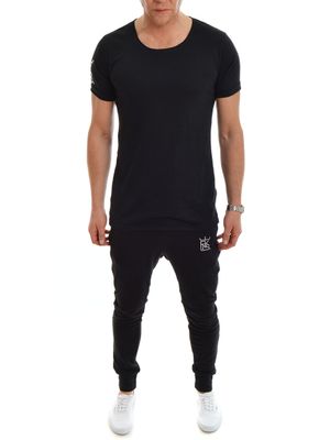 Backprint Tee Svart