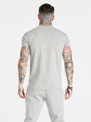 S/S Gym Tee Grey Marl