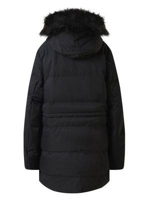 Poly Fur Parka Black
