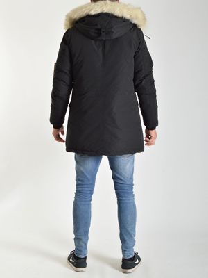 Ancholi Heat Parka Blk/White