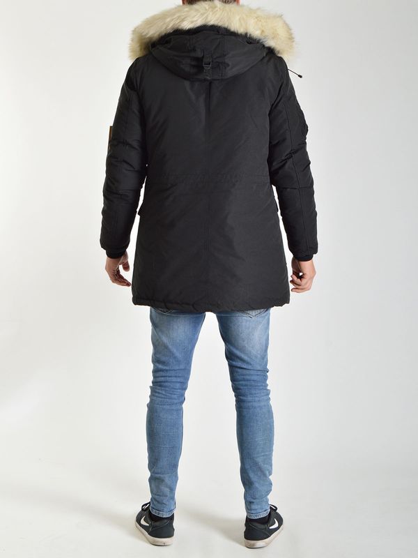 Ancholi Heat Parka Blk/White