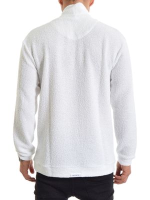 Blench Knitted Polo White