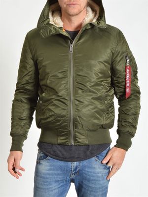MA-1 Hooded Dark Green