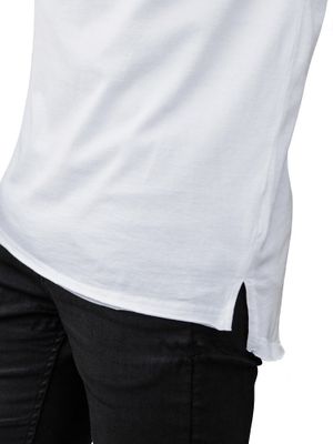 Fishtail Tee White