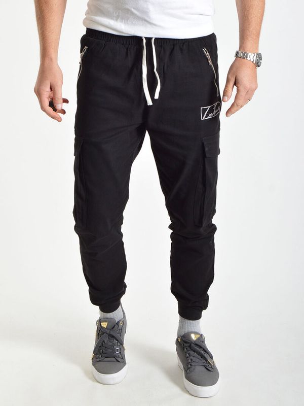 Box Logo Cargo Pants Black